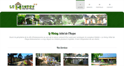 Desktop Screenshot of lehintsy-hotel.com